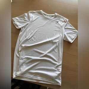 White Athletic Men's Shirt